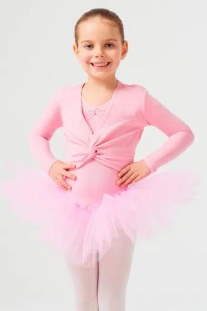 tanzmuster Crop-Top Langarm Ballett Top Mia