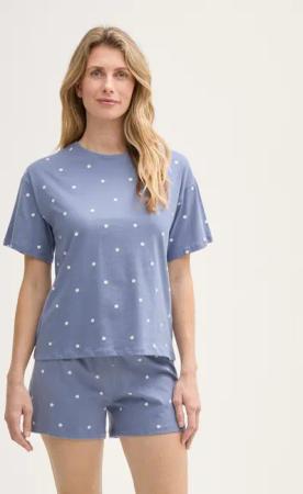 TOM TAILOR Pyjama Pyjama-Set mit Punktemuster