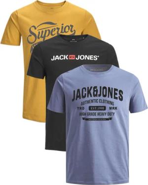 Jack & Jones Print-Shirt Bequemes Slimfit