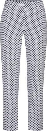Stehmann Stoffhose Sommerhose mit Minimal-Punkte-Print