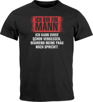 MoonWorks Print-Shirt Herren T-Shirt Fun-Shirt Spruch