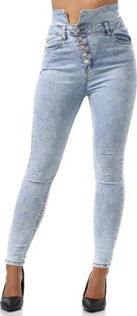 Elara Stretch-Hose Elara Damen Jeans Stretch