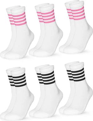 OCCULTO Sportsocken Damen Retro Tennis Socken