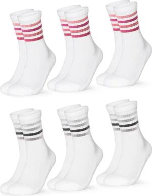 OCCULTO Sportsocken Damen Retro Tennis Socken