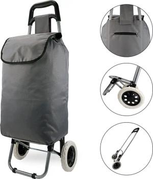 CEPEWA Einkaufstrolley Einkaufstrolley Einkaufskorb mit Rollen
