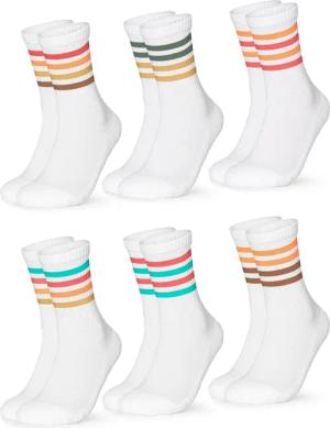 OCCULTO Sportsocken Damen Retro Tennis Socken