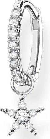 THOMAS SABO Single-Creole mit Stern Anhänger,