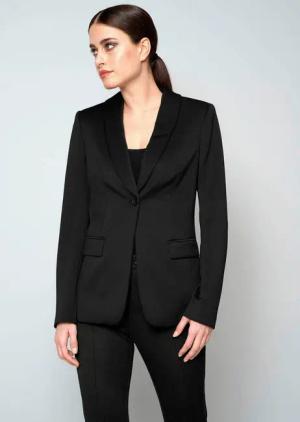 Alba Moda Kurzblazer Blazer mit Schalkragen