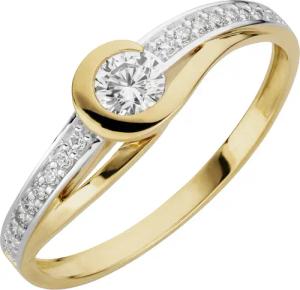 Orolino Fingerring 333/- Gelbgold glanz synth.
