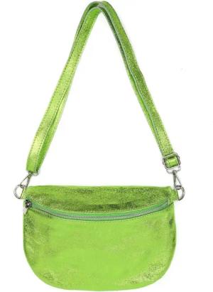ITALYSHOP24 Bauchtasche Damen Leder Gürteltasche Hüfttasche