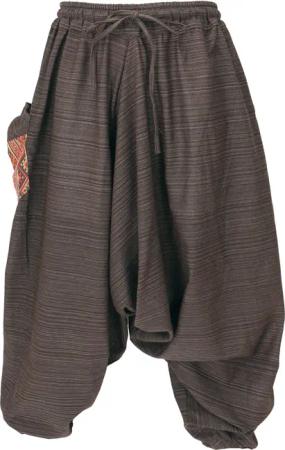 Guru-Shop Relaxhose Yogahose, Pluderhose, Pumphose, Aladinhose,..