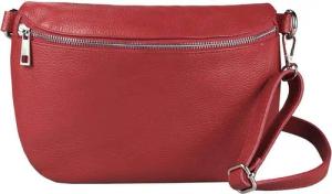 ITALYSHOP24 Bauchtasche Damen Leder Gürteltasche Hüfttasche