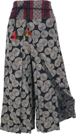 Guru-Shop Relaxhose Palazzohose, offene Boho Sommerhose,