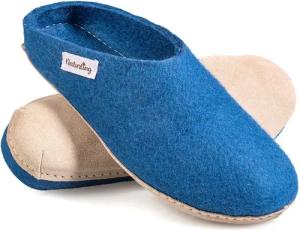 naturling Herren Filz Pantoffel Hausschuh (mit