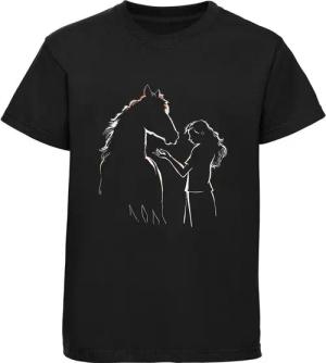 MyDesign24 Print-Shirt bedrucktes Mädchen T-Shirt Pferde