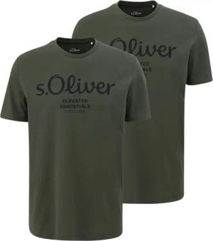 s.Oliver T-Shirt Modern Casual (2-tlg) Rundhals,