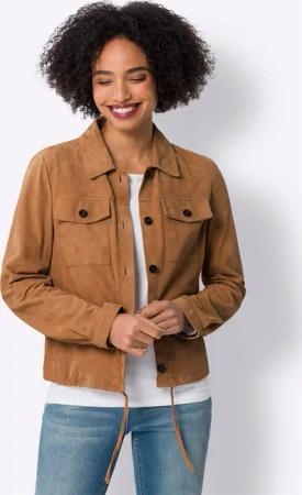 heine Allwetterjacke Lederjacke