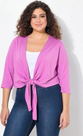 Ulla Popken T-Shirt Bolero kurze Jacke