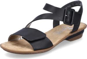 Rieker Sandalette, Sommerschuh, Sandale, Keilabsatz, mit