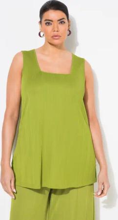 Ulla Popken Longtop Top Rippjersey A-Linie