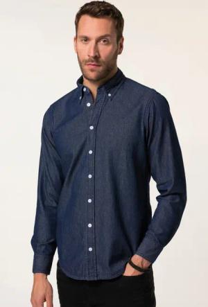 JP1880 Businesshemd JP 1880 Denim-Hemd Langarm