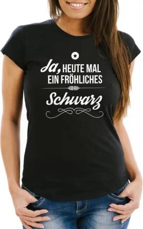 MoonWorks Print-Shirt Damen T-Shirt Ja heute