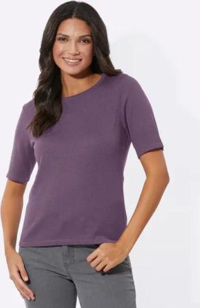 Sieh an! Strickpullover Kurzarmpullover
