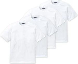 Schiesser T-Shirt Essentials (4-tlg) Rundhals-Ausschnitt