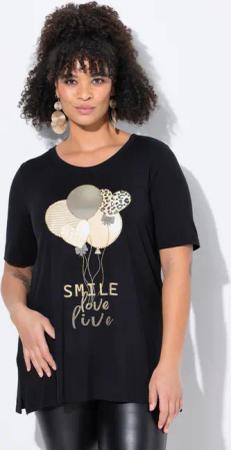 MIAMODA Longshirt T-Shirt A-Linie Luftballon-Motiv