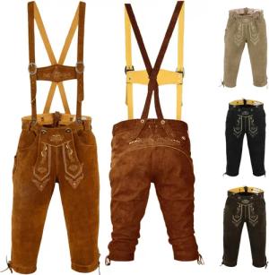 German Wear Trachtenlederhose GW822 Kniebundhose trachtenhose