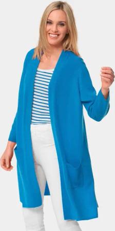 GOLDNER Strickjacke Kurzgröße: Modische Kaschmir-Longstrickjacke