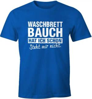 MoonWorks Print-Shirt Lustiges Herren T-Shirt Waschbrettbauch
