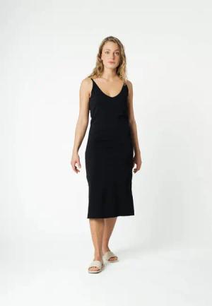 MELA Trägerkleid Damen Midi Trägerkleid SADHANA