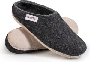 naturling Filz Damen Pantoffel Hausschuh (mit