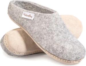 naturling Filz Damen Pantoffel Hausschuh (mit