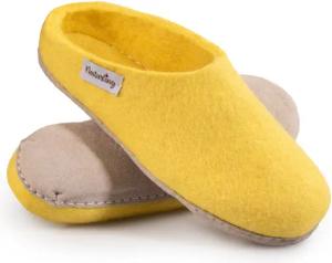 naturling Filz Damen Pantoffel Hausschuh (mit