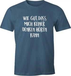 MoonWorks Print-Shirt Herren T-Shirt Spruch wie