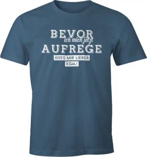 MoonWorks Print-Shirt Herren Spruch T-Shirt Bevor