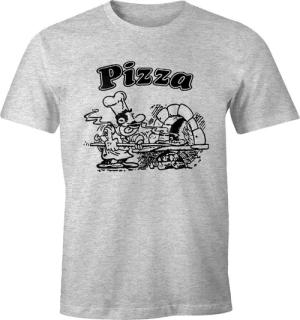 MoonWorks Print-Shirt Pizza Shirt Schachtel Motiv