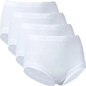 Schiesser Slip Damen-Taillenslip 4er-Pack kochfest Feinripp