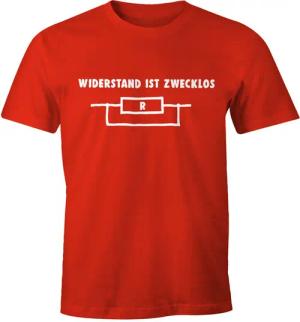 MoonWorks Print-Shirt Widerstand ist zwecklos Shirt