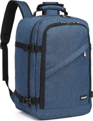 KONO Rucksack Handgepäck-Rucksack mit vielen Fächern