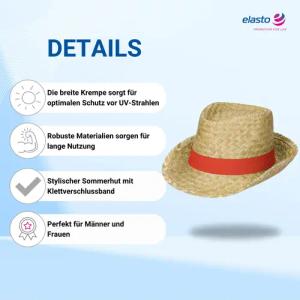 elasto Schirmmütze Sommerhut KUBA Sonnenhut Damen