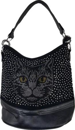 Einkaufszauber Handtasche Elegante Handtasche Katze aus