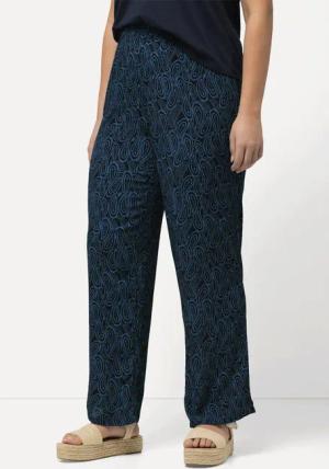Ulla Popken Schlupfhose Schlupfhose Rose gemustert
