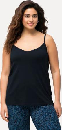Ulla Popken Longtop Top V-Ausschnitt ärmellos