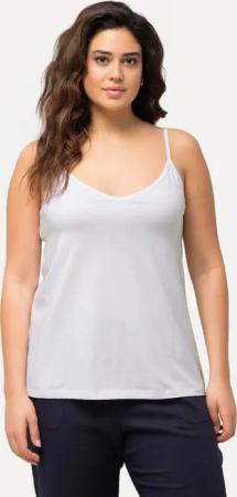 Ulla Popken Longtop Top V-Ausschnitt ärmellos