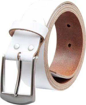 COLOGNEBELT Ledergürtel OM49-SL-Weiss MADE IN GERMANY,