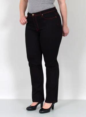 ESRA Straight-Jeans Damen Jeanshose Gerader Schnitt
