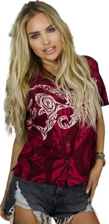 King Kameha Hawaiihemd Maori Chest Funky
